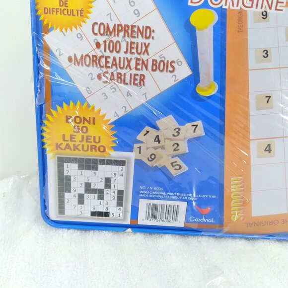 Cardinal Industries Sudoku/Kakuro Deluxe Game Tin - Picture 4 of 4